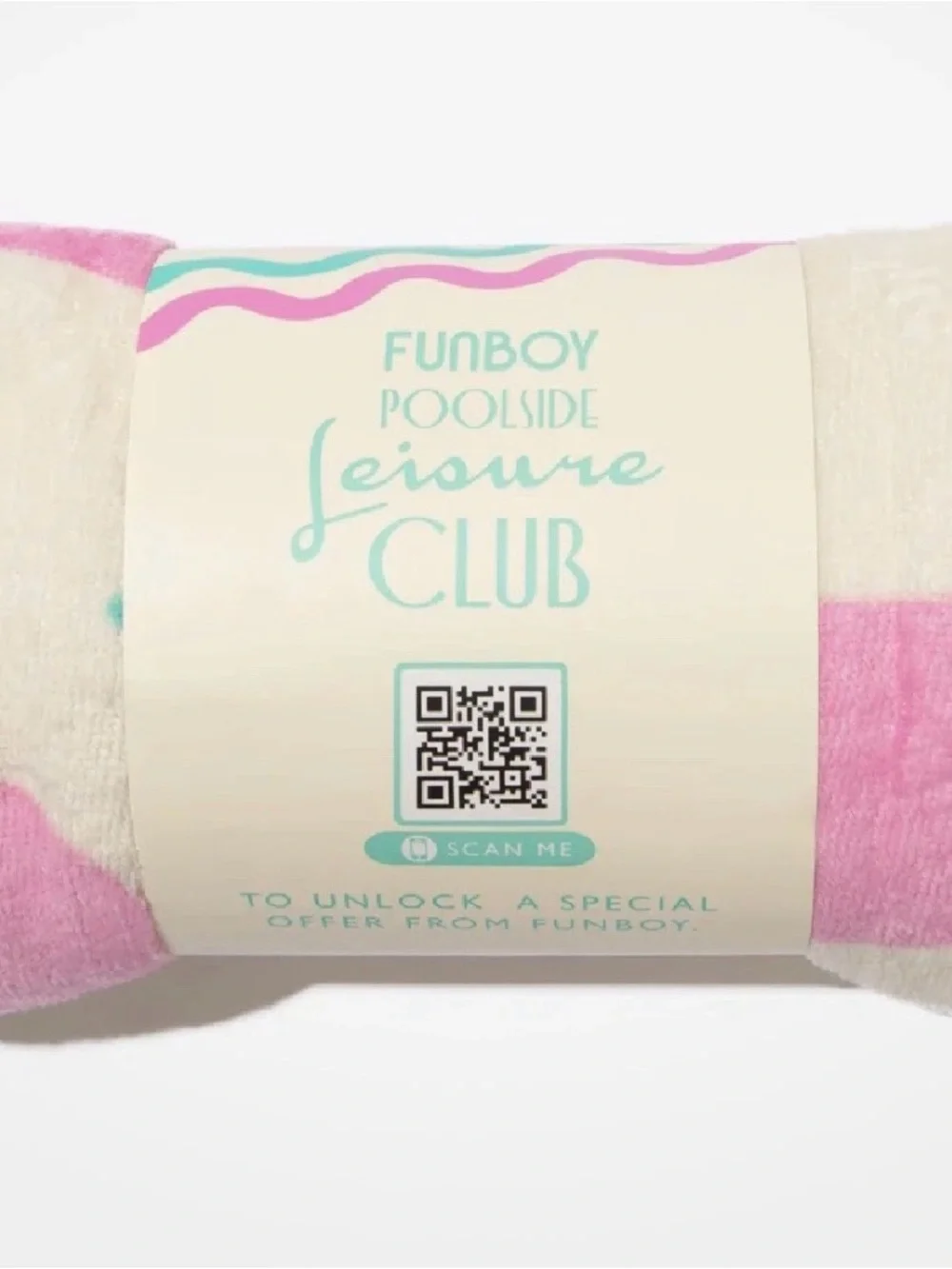 NEW! Funboy Pink & White Men's Athletic Socks - Poolside Leisure Club